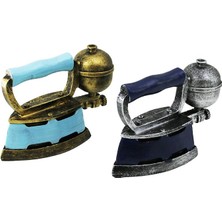 My Best Store Ütü Vintage Dekoratif Biblo - Renkli 10.5X11CM Reçine (4887) MYBESTSTORE-482957