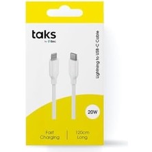 Nacario Taks Usb-C - Lightning 120CM Hızlı Şarj/data Kablosu 5DK40