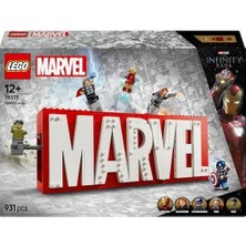 Nacario |:  Logosu ve Minifigürleri 76313 - Süper Kahraman Sevenler Için Avengers Karakterleri Içeren Yaratıcı Oyuncak Yapım Seti, Doğum Günü Hediyesi (931 Parça)