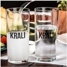 Nacario Babaların Kralı Tasarımlı Babalar Günü Hediyesi Rakı Kadehi Seti