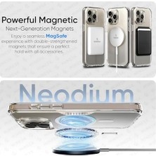 Nacario 12-12 Pro Için Origin Serisi Premium Kalite ile Uyumlu Kılıf Crystal Clear Super Şeffaf Materyal ve Inceltilmiş 3D Gerçek Manyetik Çember (12-12 Pro)