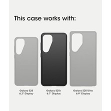 Nacario Galaxy S25+ Serisi Xt Şeffaf Mıknatıslı Kılıf - Koyu Taraf (Siyah)