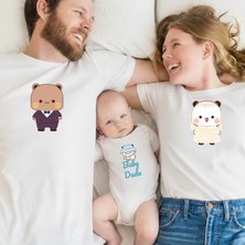 Etoile Studio Babu Dudu Aile Kombin Tişörtü | Aile Tişört Kombini – Unisex Oversize (Bilgilerinizi Iletiniz)