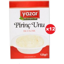 Yazar Pirinç Unu 125 gr x 12 Paket