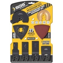 Nacario Multi- 27 Parça Kesici ve Raspalama Aksesuar Seti, Model SGS1880