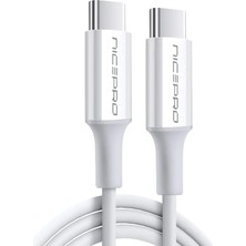 Nacario Npo Hızlı Şarj ve Data Kablosu (Type-C To Type-C, 60W, 120CM)