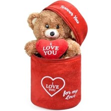 Nacario Çantalı Aşkım Ayıcık – Sevgiliye Hediye – Sevimli ve Yumuşak Ayıcık – Romantik Hediye Paketi (Kahverengi)