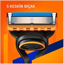Nacario Fusion Tıraş Makinesi + 4 Adet Yedek Tıraş Bıçağı + Piremium Stand Hediyeli Paket