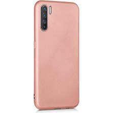 Nacario Silicone Oppo Reno 3 Için Kılıf Rose [reno 3 ile Uyumlu Kılıf - Rose ]