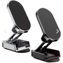 Nacario Katlanır Manyetik Telefon Tutucu Mıknatıslı Torpido Üstü Mini Masaüstü Güçlü Araç Içi Tutucu