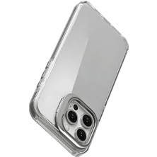 Nacario iphone 15 Pro Max Için Hybrid Performance Serisi Ultra Şeffaf Sert Polikarbonat Arka Kısım Orta Sertlikte Silikon Kenarlar ve Stand Olabilen Lens Çerçeveli Kılıf (Natural Titanyum, 15 Pro Max)