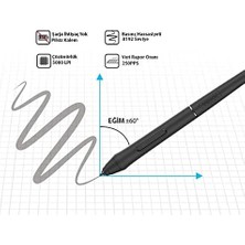Nacario Veikk VK640 ve VK1200 Grafik Tabletler Için 8192L Pilsiz KALEM-P05