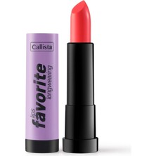 Nacario Lips Favorite Longwearing Lipstick Kalıcı Ruj 304 Tangerino, Pembe