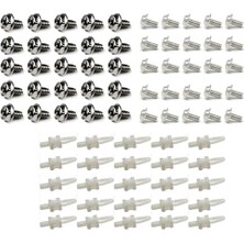 Nacario Naco, Bilgisayar Montaj Vidaları 25'er Adet Set (Toplam 75 Adet). Kasa, Anakart, Dvd. HDD ve SSD Disk Için