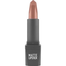 Nacario Yoğun Renk Veren Uzun Süre Kalıcı Nemlendirici Kadifemsi Mat Ruj - Matte Lipstick 402 Nude