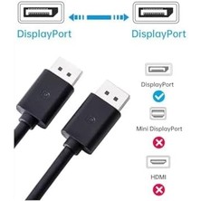 Nacario Dp2 Display To Display Kablo 4K (60Hz) 1.2 V (1.8m) - 4K Displayport Kablosu, Erkek-Erkek Ekran Bağlantı Nokta Kablosu Dizüstü Masaüstü Monitör Için Uyumlu