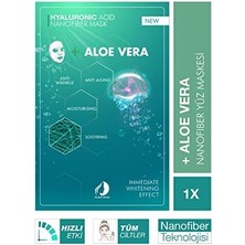 Nacario Hyalüronik Asit + Aloe Vera Nanofiber Kozmetik Yüz Maskesi