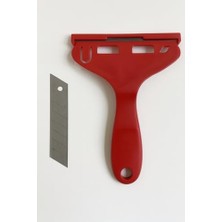 Nacario 1 Adet Yedek Bıçaklı, Leke Macun Silikon Derz Yapışkan Boya, Araba Camı, Sıva Kireç, Etiket Kazıma Bıçağı, Çok Amaçlı Kazıma Aleti