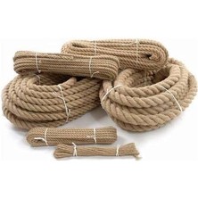 Nacario Jüt Halat, Doğal Jüt Ip, 8 mm Kalınlık, 5 kg Paket, Endüstriyel ve Dekoratif Kullanım Için