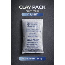 Nemtut Clay Pack Aktif Kil Nem Alıcı 4 Unit 141 Gr 120 Adet Bentonit Kil Nem Emici Küf ve Korozyon Önleyici