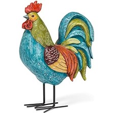 Nacario Abbott 27-GALLO-220 Büyük Uzun Renkli Horoz, Çoklu