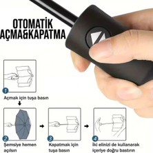 Tahtakale Siyah Kılıflı Otomatik Kompakt Şemsiye