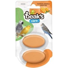 Nacario Kuşlar Için Ek Besinler, Ikili, Portakal Aromalı Gaga Taşı x 9 Adet