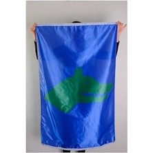 Nacario Zc Bayrak Göktürk Bayrağı Raşel Dijital Baskı 100X150