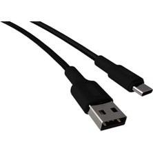 Nacario Basic USB A-C Hızlı Şarj Kablosu, Siyah (100 Cm)