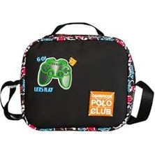 Nacario Game Time Erkek Çocuk Beslenme Çantası Siyah, CPO4076R-0061STD