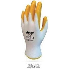 Nacario Beybi Pn7 Polyester Örme Nitril Eldiven 10 Beden 5 Çift