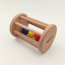 Özgürce Renkli Montessori Silindir Çıngırak, Çocuklar Için Eğlenceli Oyuncak