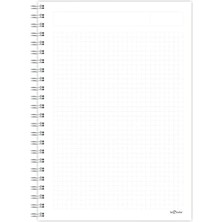 Nacario Kağıt Ürünleri San. 2017105/2 Defter Sert Kapaklı, Spiralli, 1.hamur Kağıt, 200 Sayfa Petrol Yeşili