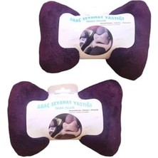 Nacario Kemik Boyun Yastık 2'li Mürdüm