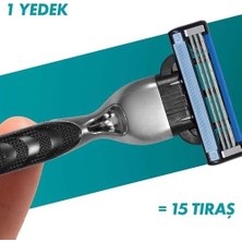 Nacario Mach3 Yedek Tıraş Bıçağı 4'lü