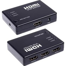 Nacario 3 Port HDMI Switch Çoklayıcı Çoğaltıcı Kumandalı