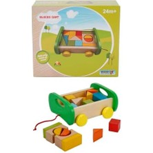 Nacario Tahta Oyuncak Çekme Araba