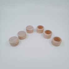 Özgürce Ahşap Diskler ve Halkalar, Montessori Eğitici Oyuncak Seti