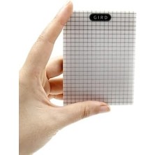 Nacario Şeffaf Yapışkanlı Post It Not Kağıdı Postit Gridnot (Grid)