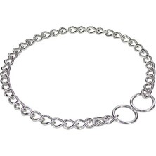 Mestore Doggie Eğitim Serisi Boğma Zincirli Köpek Boyun Tasması - 3,5X65-65CM - Stainless - BZT65STAINLESS