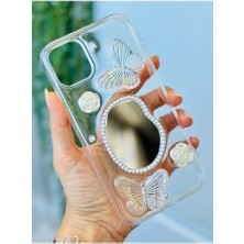 Nacario 11 ile Uyumlu 3D Oyuncak Aynalı Kelebek Tasarımlı Yumuşak Silikon Kılıf