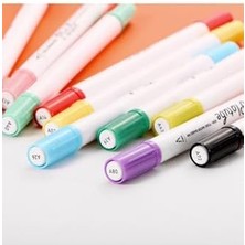 Nacario Platube 60’lı Brush Pen Çift Taraf Marker Kalem Seti Bullet Jurnal Mandala Eskiz Boyama Seti