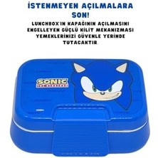 Nacario Bento 1030ML Lunchbox Sonic Lisanslı Tek Katlı 2 Bölmeli Paslanmaz Çelik Sefer Tası Yemek Kutu