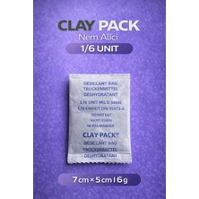 Nemtut Clay Pack Aktif Kil Nem Alıcı 1/6 Unit ( 7 cm x 5 cm - 6 G ) 1000 Adet