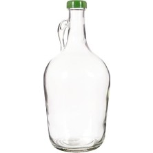 Nacario Galon Şişe 1.5 Litre Plastik Kapak, Sarı 2003C Yeşil 2307C