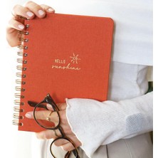 Nacario A5 Spiralli Sert Kapak Kareli Tarihsiz Not Defteri