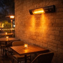 Evento Kafe, Balkon, Kış Bahçesi, Villa, Restoran Outdoor Tavan Isıtıcısı - Kumandalı 2000W Işık & Isı