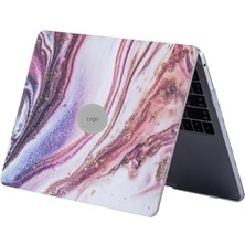 Nacario Air M1 Kılıf 13 Inç Uyumlu Mermer Glitter Sert Kapak Çizilme ve Darbeye Karşı Touchıd M1 Air A2337 A2179 A1932 Karışık