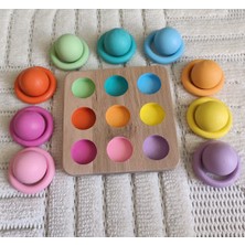 Özgürce Renkli Top ve Halka Seti, Öğrenme ve Eşleştirme Aktiviteleri Için