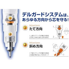 Nacario Zebra P-MA85-N2-LG Delgard Mekanik Kurşun Kalem, 0,5 Mm, Açık Yeşil